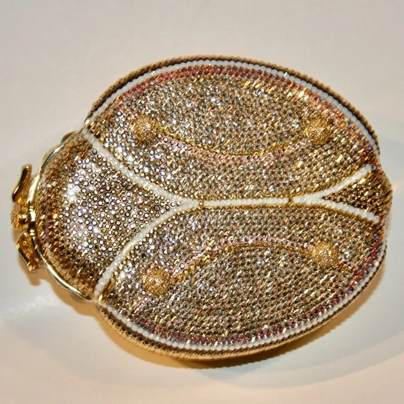Judith Leiber Gold Ladybug Beetle 45th Anniversary Edition Bag Clutch - Picture 6 of 9